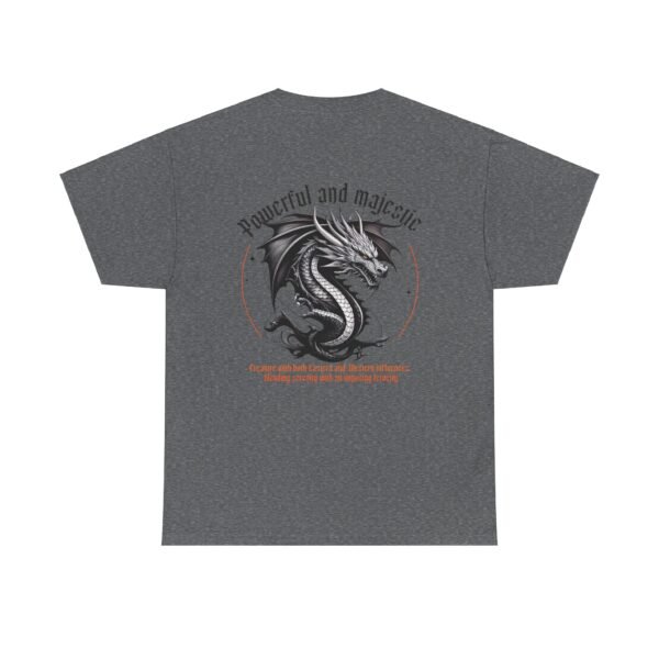 Dragon Heavy Cotton Tee - Majestic and Powerful Design - Image 10