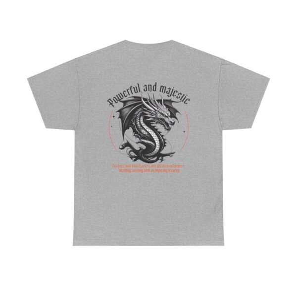 Dragon Heavy Cotton Tee - Majestic and Powerful Design