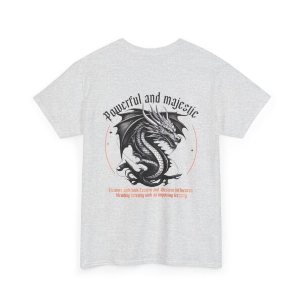 Dragon Heavy Cotton Tee - Majestic and Powerful Design - Image 8