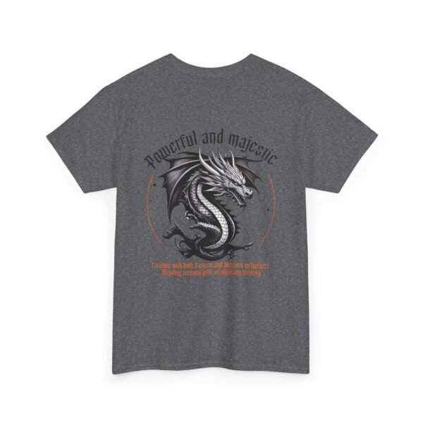 Dragon Heavy Cotton Tee - Majestic and Powerful Design - Image 12