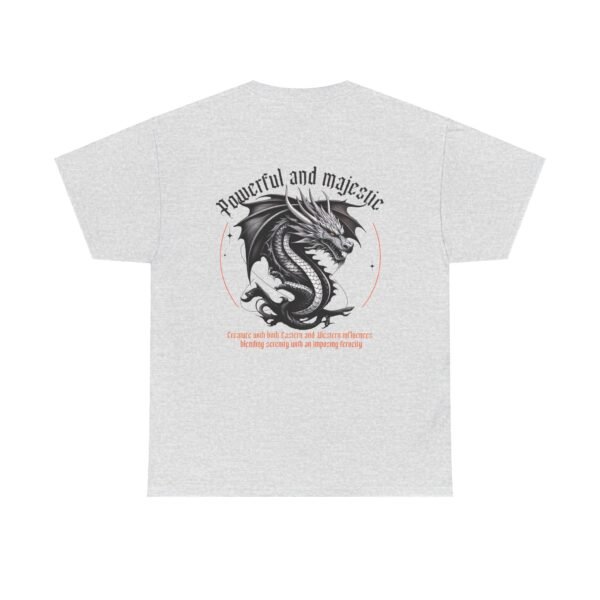 Dragon Heavy Cotton Tee - Majestic and Powerful Design - Image 6